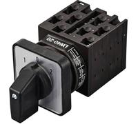 Commutateur à cames - TRU COMPONENTS - TC-LW40-20 D404/4A48I - 20 A - 690 V - Noir, Gris