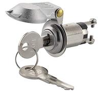 Commutateur à clé TRU COMPONENTS TC-K3-16A2-06 1587792 12 V/DC, 24 V/DC 10 A 1 x Off/On 1 x 90 ° 1 pc(s)