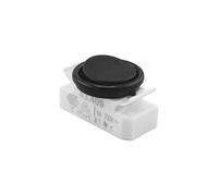 Commutateur à levier BJB 43.409 1 pièce Commutateur à levier rond ON/OFF Interrupteur encastré en PVC pour lampes, pièce de rechange, pièce de rechange petite, noir