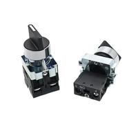 Commutateur à manette Monolever Interrupteur rotatif à bouton-poussoir, 22 mm, XB2-BD25 BD53, 1NO, 2NO, 1NO, 1NC, 2/3 positions, verrouillage automatique, réinitialisation automatique(XB2-BD73)