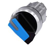 Commutateur à manette Siemens 3SU1052-2BC50-0AA0 levier bleu 1 x 45 ° 1 pc(s)