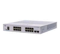Cisco CBS350-16T-E-2G-EU commutateur réseau Géré L2/L3 Gigabit Ethernet (10/100/1000) Argent