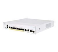 Commutateur administrable Cisco Business CBS350-8FP-E-2G | 8 Ports GE | PoE complète | Alim. Externe | Ports combinés 2 x 1G | Garantie limitée à Vie