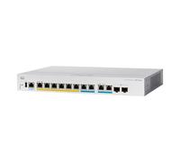 Commutateur administrable Cisco Business CBS350-8MGP-2X | 2 ports 2,5 GE | 6 ports GE | PoE | Ports combinés 2 x 10G | Garantie matérielle limitée à vie (CBS350-8MGP-2X-EU)