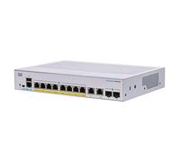 Commutateur administrable Cisco Business CBS350-8P-E-2G | 8 Ports GE | PoE | Alim. Externe | Ports combinés 2 x 1G | Garantie limitée à Vie