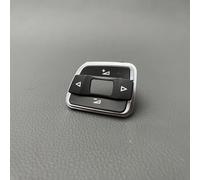 Commutateur au Volant Compatible avec VW pour Golf 6 MK6 pour GTI pour Scirocco Voiture Multifonctionnelle Volant Interrupteur Bouton De Commande Couvercle Garniture(Left)