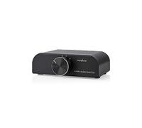 Commutateur audio 4 ports - entrées 3x rca 1x jack 3.5mm bidirectionnel