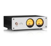 Commutateur audio analogique VU Meter avec RCA stéréo et entrée auxiliaire de 3,5 mm, luminosité et gain réglables pour la surveillance du niveau sonore du cinéma maison