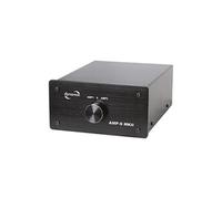 Dynavox Pupitre de sélection ampli/enceinte AMP-S MK II – Plastron alu 4 mm, bornes à visser Noir