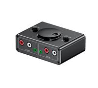Commutateur audio stéréo bidirectionnel RCA 3,5 mm 1 entrée 2 sorties ou 2 entrées 1 sortie