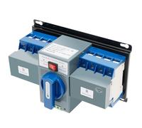 Commutateur automatique de secours, 4P 63 A, double interrupteur de transfert, générateur de puissance d'urgence 50 Hz/60 Hz, convient pour les maisons, les immeubles de bureaux et les établissements