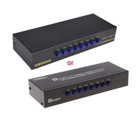 Commutateur AV 8 voies RCA 8 en 1 sortie, boîtier de sélection L/R pour vidéo Composite DVD, livraison directe