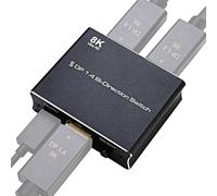 Commutateur bidirectionnel - Commutateur répartiteur HD bidirectionnel | Commutateur d'interface HD stable de transmission de données pour divertissement à domicile, compétition de jeux, apprentissage