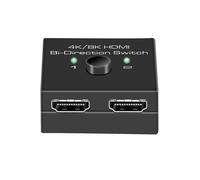 Commutateur bidirectionnel HDMI 8K 2 en 1 sortie