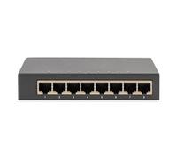 - Commutateur - boîtier métallique - non géré - 8 x Ethernet Gigabit - de bureau, fixation murale