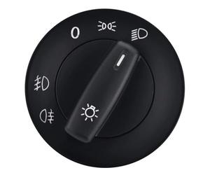 Commutateur Bouton Tournant de Réglage de Phares Feux compatible avec CADDY III EOS GOLF V JETTA III - 1K0941431Q 1K0941431AJ