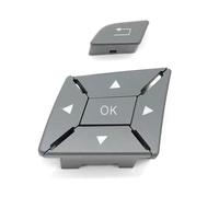 Commutateur Bouton volant Compatible Avec Benz W204 2011 2012 2013 2014 Cache-boutons De Commande Au Volant 2185400162(Light Gray-Left)