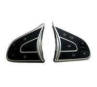 Commutateur Bouton volant Compatible Avec Koleos 2016 2017 2018 2019 2020 2021 2022 2023 Bouton De Commande Du Volume Audio Au Volant.(A Pair)