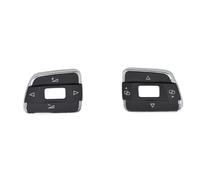 Commutateur Bouton volant Compatible Avec VW Pour Passat B7 Pour Sharan 2011 2012 2013 2014 2015 Bouton De Commande Audio Au Volant(A 1Pair)