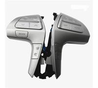 Commutateur Bouton Volant Pour Toyota Pour Camry Bouton De Commande Audio Au Volant Avec Bluetooth 84250-06180(Argent)
