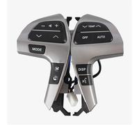 Commutateur Bouton Volant Pour Toyota Pour Camry Bouton De Commande Audio Au Volant Avec Bluetooth 84250-06180(Black Silver)