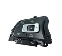 Commutateur Bouton Volant Pour VW Pour Golf 7 7.5 Pour Sportsvan Variante Pour E-golf MK7 5G0959442 1x/2x Multifonction Volant Bouton Commutation Couvercle Lunette(Left-1PC)