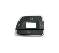 Commutateur Bouton Volant Pour VW Pour Passat B7 Pour Line Pour Sharan 2011-2015 3C8959538 1x Garniture Couvercle Bouton Commande Commutateur Volant Audio Multifonctionnel(Plusminus-Left-1PC)