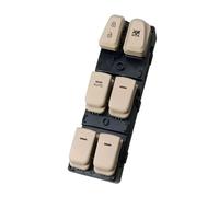 Commutateur Commande Fenêtre Bouton de commande principal lève-vitre électrique noir/beige pour pour Sonata 2011-2015 93570-3S000 93570-3S000RY Interrupteur Leve Vitre