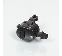 Commutateur commodo noir 3 bouton Guia fixation guidon compatible avec mobylette cyclo vintage