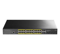 Cudy 24-Port Layer 2 Managed Gigabit PoE+ Switch with 4 Gigabit Combo Ports, 300W