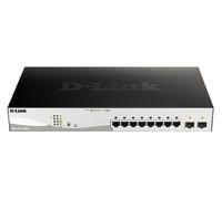 D-Link DGS-1210-10MP commutateur réseau Géré L2/L3 Gigabit Ethernet (10/100/1000) Connexion Ethernet, supportant l'alimentation via ce port (PoE) Noir