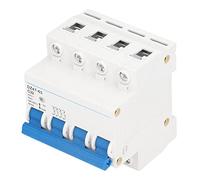 commutateur d'air 4P PA66 Mini disjoncteur 400V 32A disjoncteur miniature capacité de rupture 6000A montage sur rail DIN protecteur de surintensité for systèmes électriques