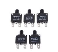 commutateur d'air Bornes de commutateur de surcharge 2 broches interrupteur thermique disjoncteur protecteur de surcharge courant de déconnexion 5A 8A 10A 15A 20A 1 pièces (Color : 20a)