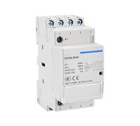 commutateur d'air Contacteur Contacteurs modulaires domestiques 4P 25A 220V 24V AC 50/60 Hz for Rail DIN 35mm 4NO 2NO + 2NC (Color : 4p 25a 24v 4nc)