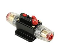 commutateur d'air Disjoncteur 20A 30A 40A 50A 60A 80A 100A 12V 24V fusible réarmable automatique disjoncteur amplificateur Audio Protection contre les surcharges porte-fusible (Size : 50A)