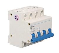 commutateur d'air Disjoncteur 4P DZ4763 C40 disjoncteur Miniature interrupteur de Protection basse tension disjoncteur PA66 400V 40A montage sur Rail DIN