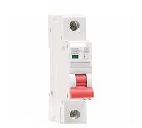 commutateur d'air Disjoncteur Gym8 1p Rail DIN MCB 6a 10a 16a 20a 25a 32a 40a 50a 63a 220V Mini Disjoncteur Courbe C 2 5a 1p Largeur 17.8mm 230/40 0V 6ka