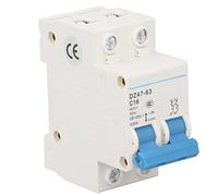 commutateur d'air Disjoncteur Miniature 16A DZ47?63 Module disjoncteur 2P isolateur de courant résiduel montage sur Rail DIN 400V C16 for la maison