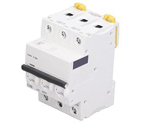 commutateur d'air Disjoncteur miniature cc basse tension IC65N 3P 400V for système de grille disjoncteur à montage DIN Ampèremètre CC))