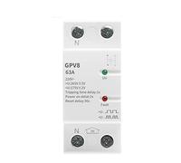 commutateur d'air GPV8-63 2 pôles Rail récupération automatique sur et sous tension dispositif de protection 40A 63A 80A 220VAC 1 pièces (Color : 80a, Size : GPV8-U 2P 220V)