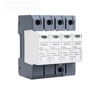 commutateur d'air GSP9 parasurtenseur 4 pôles 20KA-40KA SPD AC275V AC385V 400V 440V SPD maison parasurtenseur 1P + N Rail 1 pièces (Size : 4P AC275V 40KA)