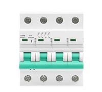 commutateur d'air GYH8 Rail 4 pôles interrupteur d'isolement 400V interrupteur principal 63A 100A 125A disjoncteur d'isolateur 1 pièces (Color : 63a, Size : 4Pole)