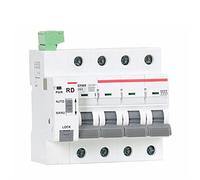 commutateur d'air Rail GYM9 4P avec dispositif de réenclenchement automatique disjoncteur de réinitialisation automatique maison intelligente 63A MCB réenclencheur automatique 1 pièces (Color : 4pmcb