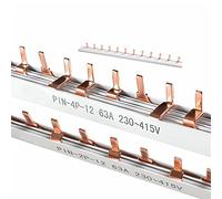 commutateur d'air Type de fourche à broches 1.4mm barre omnibus en cuivre for disjoncteur 12 voies connecteur barre omnibus connexion 1A-63A 1P 2P 3P 4P 1 pièces (Size : Pin Type 2P 12way)