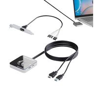Commutateur d'alimentation pour ordinateur de bureau - Interrupteur d'alimentation PC - Pièces d'ordinateur de bureau universelles USB 3.0/USB 2.0 avec 5 vitesses GPS pour la maison