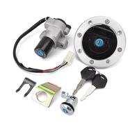 Commutateur D'allumage Moto Clé pour Suzuki GS500 GS 500 GS-500 2001-2012 Bouchon De Réservoir De Carburant Interrupteur D'allumage Serrure Siège avec Kit De Clé