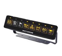 commutateur d'allumage Panneau de commutation sans fil BC80, double concentrateur d'alimentation, 4 modes, pour batterie 12 V/24 V(8 Gang)