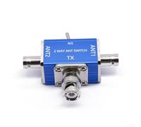 Commutateur d'antenne coaxial, double canal CB/HAM bidirectionnel, entrée 2 sorties pour radio amateur (BNC)