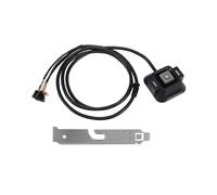Commutateur de BoîTier D'Ordinateur de Bureau,Commutateur Bouton de RéInitialisation Du Disque Dur avec Deux USB, Bouton D'Alimentation,