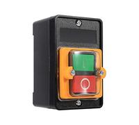 Commutateur de Bouton Poussoir, Keenso Interrupteur De Sécurité Arrêt de Secours Cut Off Etanche 78mm ON/OFF 380V 10A Accessoires de Machine-Outil